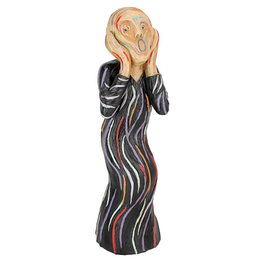 デザイン・トスカノ製の「ムンクの叫び」の彫像