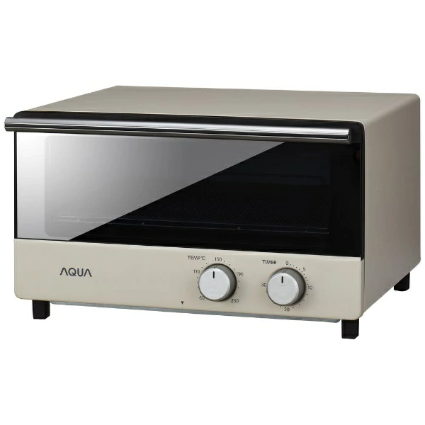 AQUA社製のミニマルなデザインで分かりやすく使いやすいオーブントースター