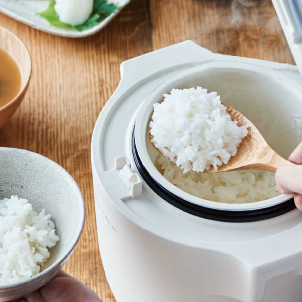 ～2人暮らし向けの、オシャレで機能的なマルチ炊飯器＜コンパクトライスクッカー / recolte＞