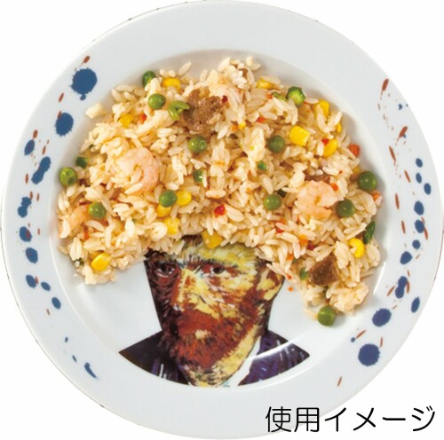 ゴッホの自画像で食事の盛り付けをユニークにできる＜偉人フェイスディッシュ＞
