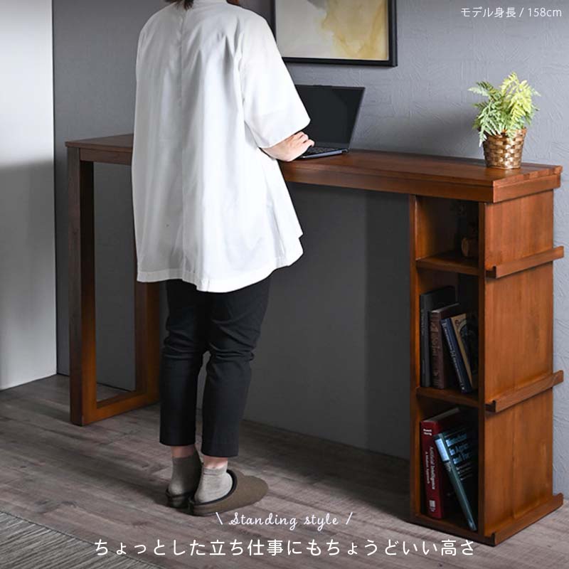 汎用性の高いスリムな木製コンソールテーブル