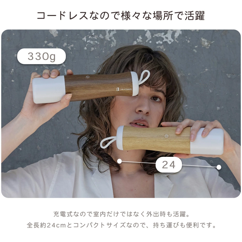 コードレスだから、いつでもどこでも、サッと使える