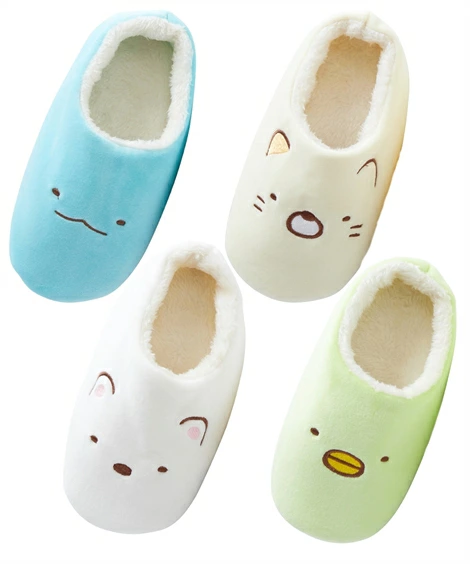 すみっコぐらしキッズ向けルームシューズ