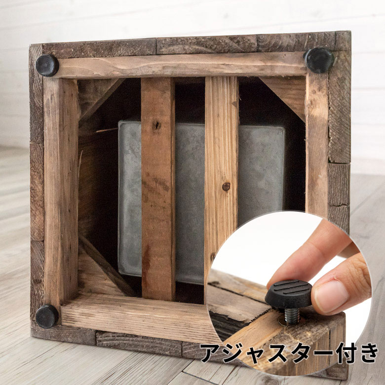 リサイクルウッドの温もり！古木風仕上げで唯一無二の存在感