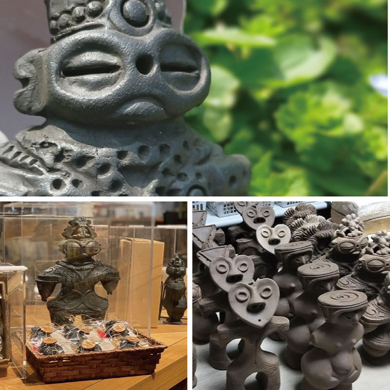 縄文土偶が、現代アートに