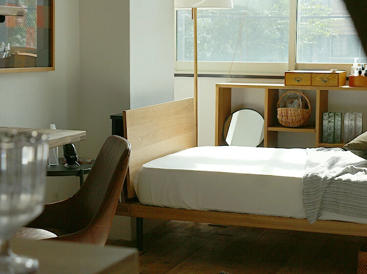 まるで森の中にいるかのような心地よい香りに包まれて眠りにつける