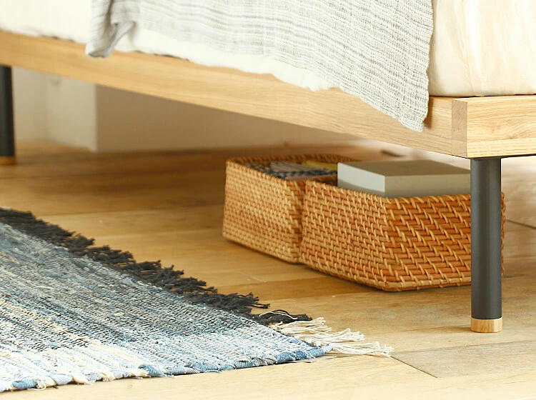 寝ている間にかく汗や、湿気を逃がしてくれるのでマットレスや布団が蒸れにくく、いつでもサラサラとした快適な状態