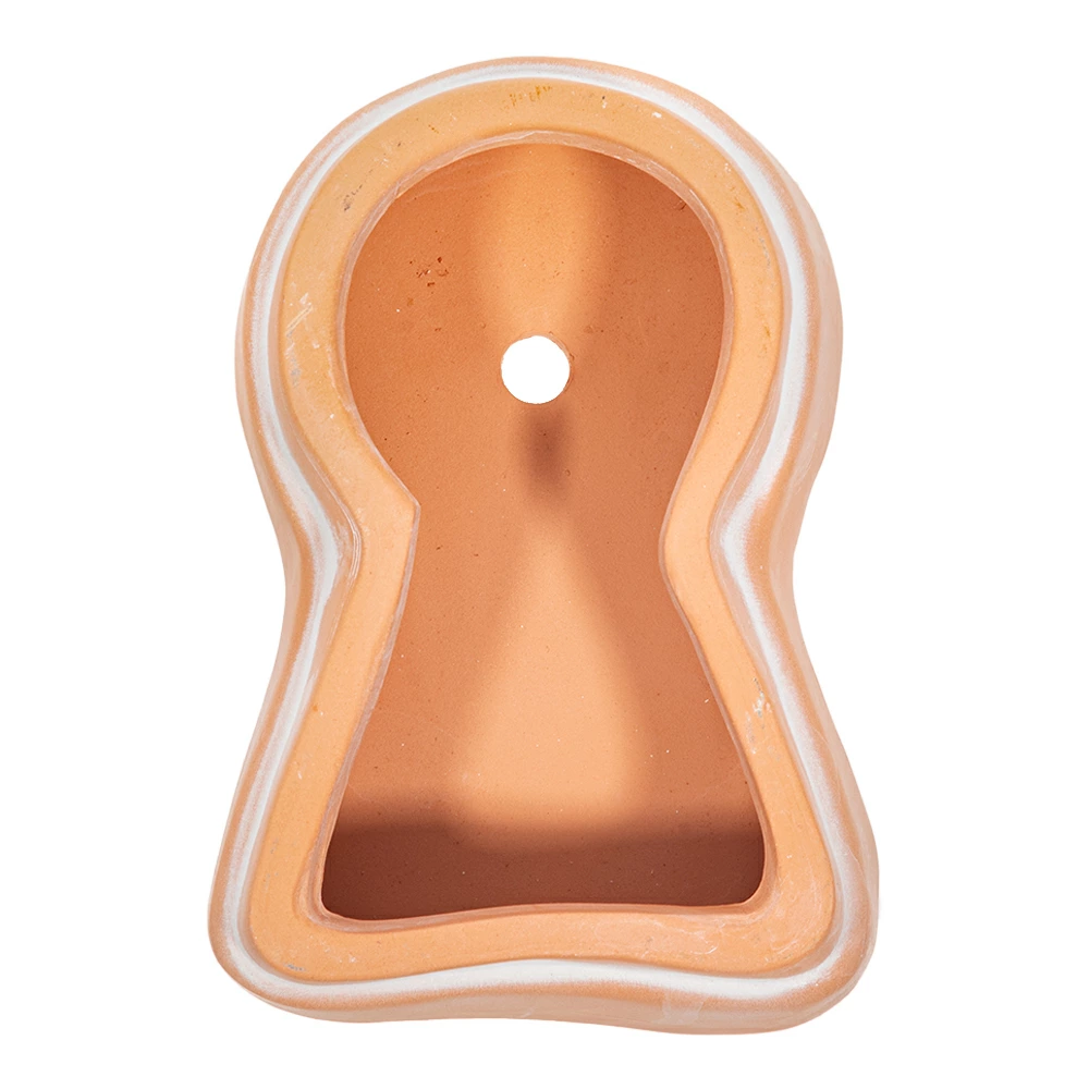 前方後円墳モチーフのテラコッタポット