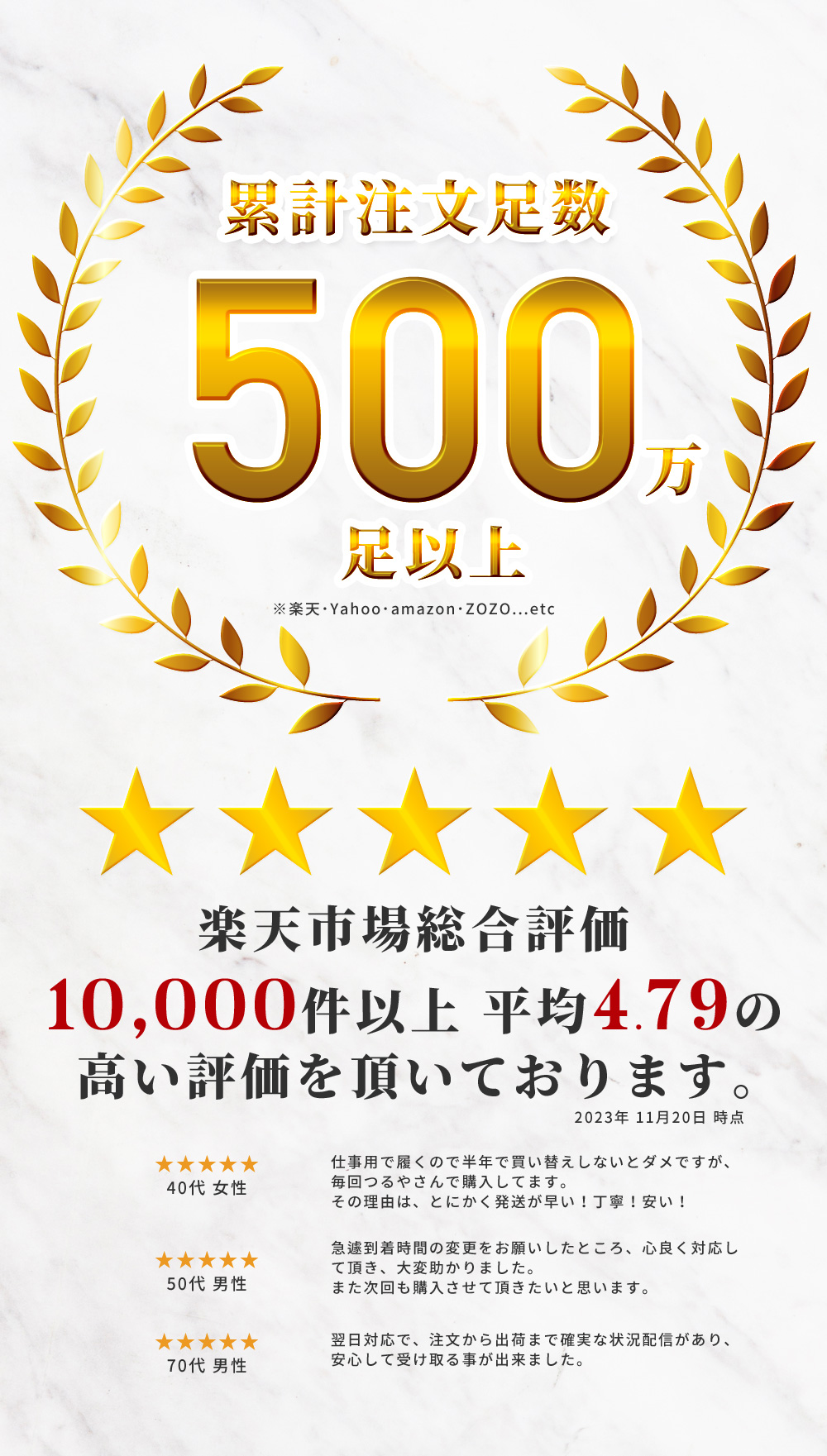 ALL☆STARならではの、履き心地と汎用性