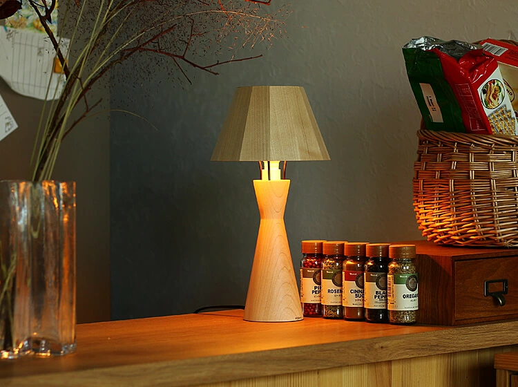 12角形木製テーブルランプ＜tipo（ティポ）＞