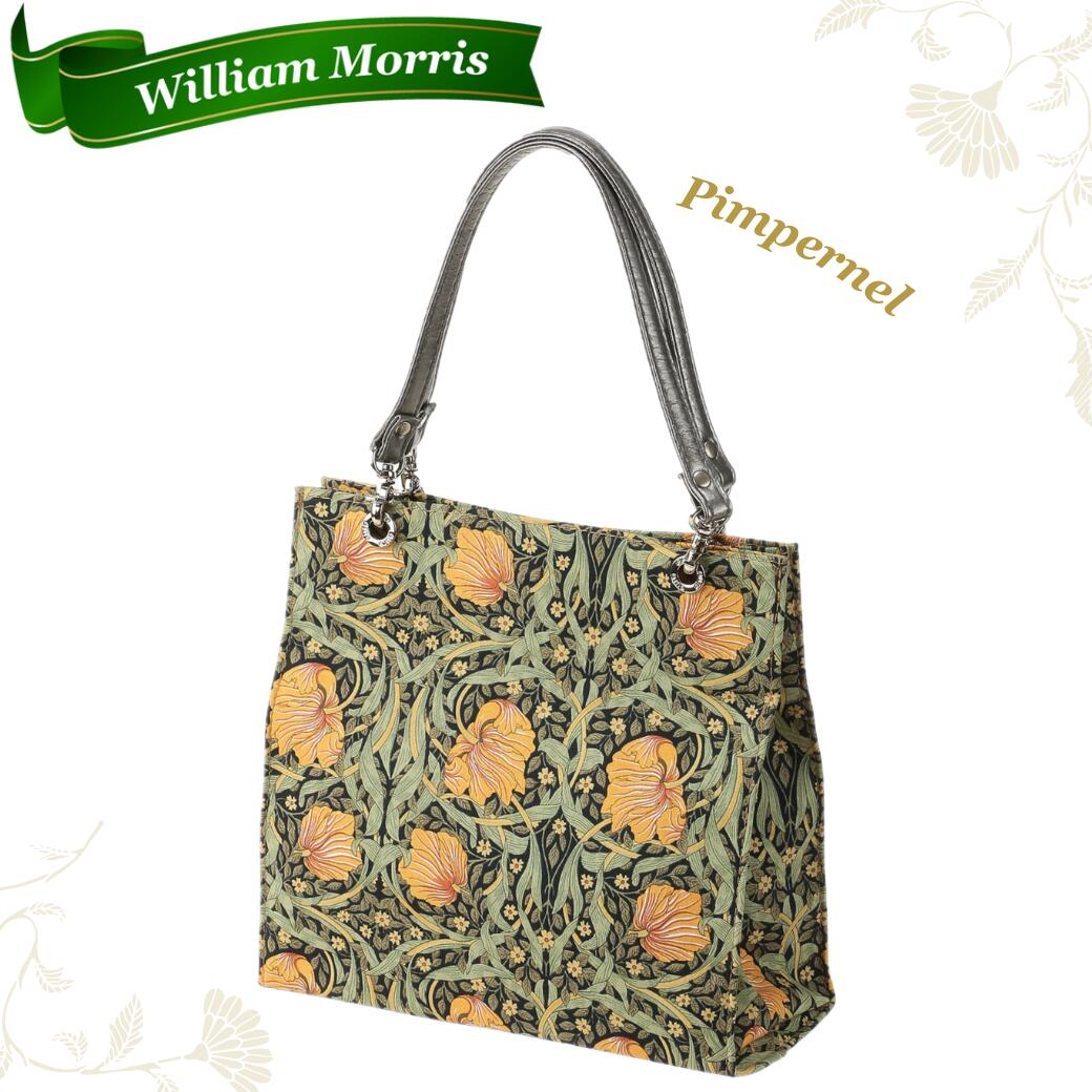 ウィリアム・モリスの「ピンパネル」でデザインされた、ちょっとしたお出かけに便利なミニバッグ