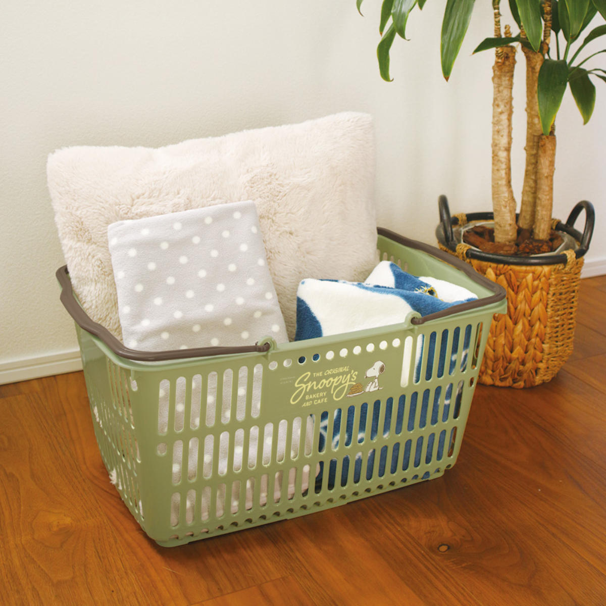 家事の効率アップ。大容量の万能ランドリーバスケット。