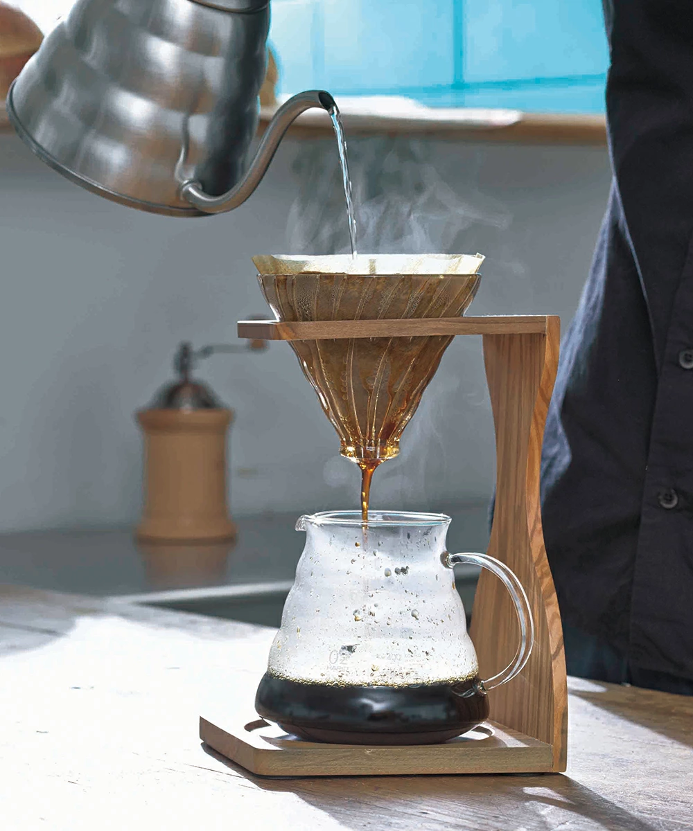 オリーブウッドHARIOコーヒードリッパーV60