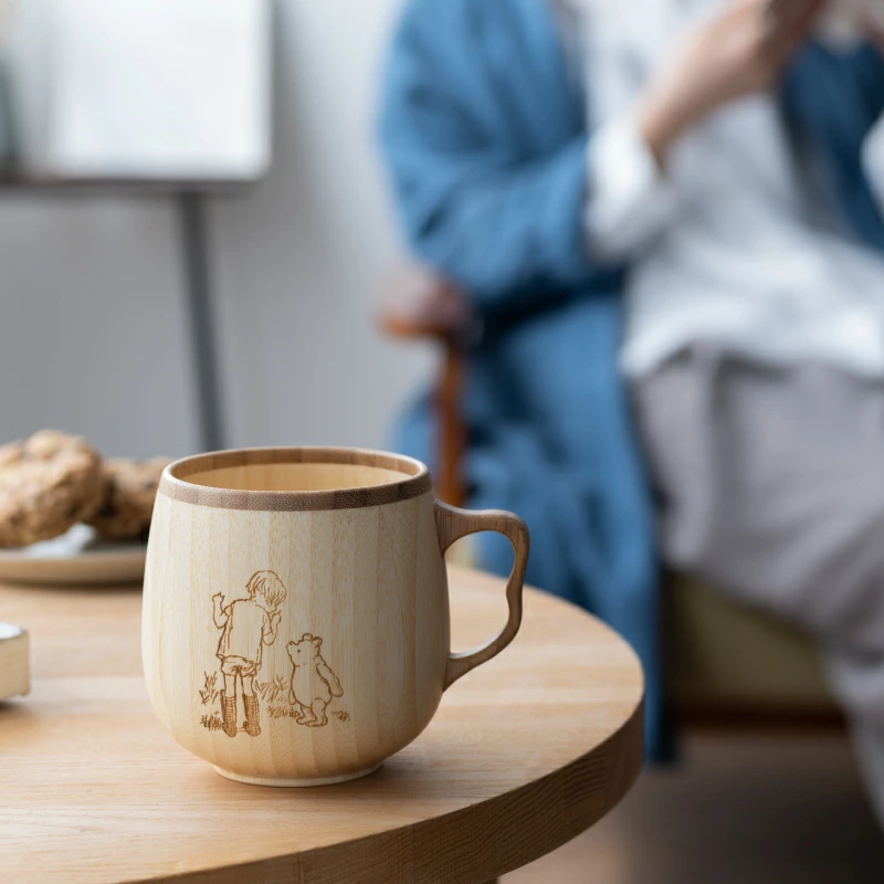 くまの プーさんRIVERET木製カフェオレマグ