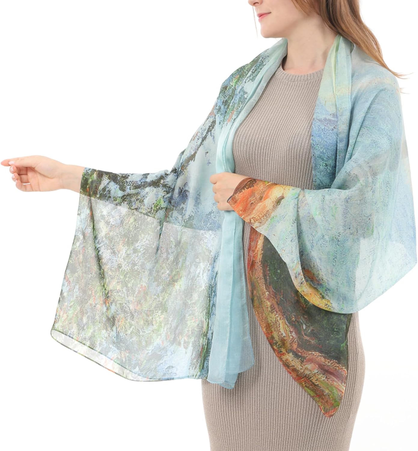 シフォンシルク100％。極上の肌触りと軽やかな表情