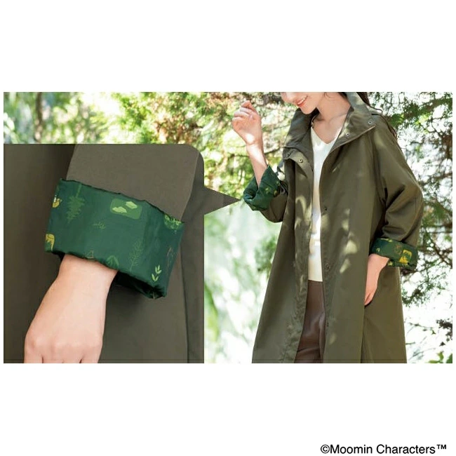 ＜旅人のコート＞の裏地は、このコートのためにデザインされたオリジナル柄