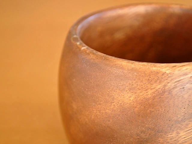 アカシアウッド木製お茶碗